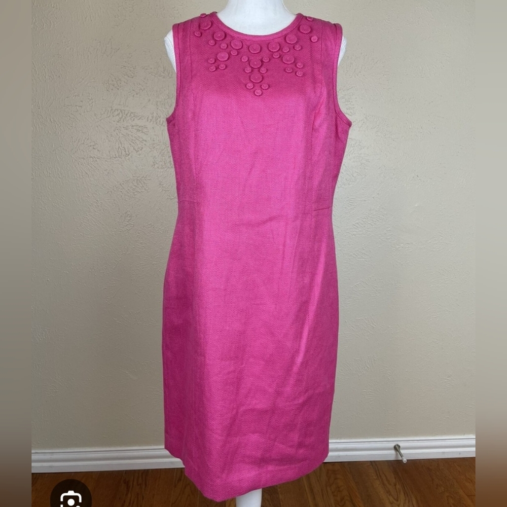 TALBOTS Brand.. Elegant Pink Sleeveless Dress (16) - Picture 2 of 9